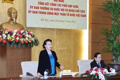 Fortalecen coordinación entre el Parlamento y Frente de la Patria de Vietnam