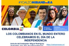 Múltiples actividades en Vietnam con motivo del Día de la Independencia de Colombia