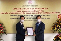 Provincia vietnamita establece parque industrial de más 86 millones de dólares