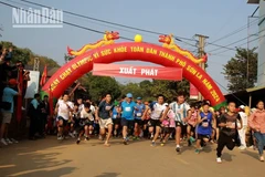 Efectúan Día de Carrera Olímpica por la Salud Pública