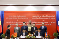 Localidades vietnamita y laosiana impulsan cooperación