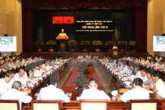 Sesiona octava reunión del Comité Partidista de Ciudad Ho Chi Minh