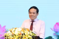 El viceprimer ministro Tran Luu Quang habla en la conferencia. (Fuente: VNA)