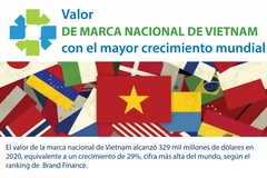Vietnam registra el mayor crecimiento del valor de la marca nacional en el mundo