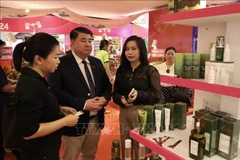 Se espera que el evento, que exhibirá productos de 40 empresas, presente artículos de marca vietnamita a los consumidores nacionales e internacionales (Foto: VNA)