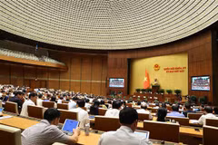En el séptimo periodo de sesiones de la Asamblea Nacional de Vietnam de la XV legislatura (Foto: VNA)