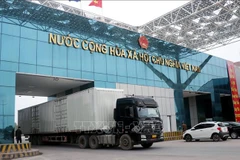 En la Puerta Fronteriza Internacional de Mong Cai, Quang Ninh. (Foto: VNA)