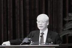 El secretario general del Partido Comunista, Nguyen Phu Trong. (Fuente: VNA)