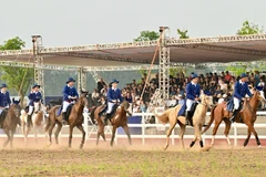 Inauguran la academia de equitación profesional Vinpearl Horse Academy Vu Yen. (Fuente: Nhandan)