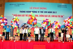 Lanzan en Vietnam mes de acción por la infancia