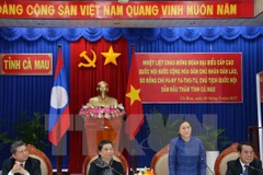 Titular parlamentaria laosiana continúa visita en Vietnam
