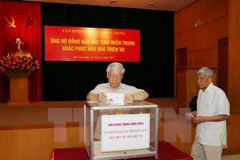 Dirigentes del Partido Comunista y Parlamento de Vietnam apoyan a víctimas de Doksuri