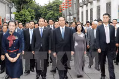 Presidente vietnamita recorre la provincia china de Fujian