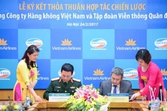 Viettel y Vietnam Airlines firman acuerdo de cooperación estratégica