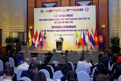 Inauguran en Hanoi reunión de altos funcionarios de ASEAN sobre drogas 