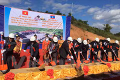 Inician en Laos construcción de escuela financiada por Vietnam