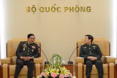 Ministro de Defensa de Vietnam recibe a veteranos de guerra de Laos y Camboya
