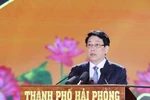 El presidente Luong Cuong habla en el evento. (Fuente: VNA)