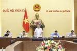 El presidente de la Asamblea Nacional (Parlamento) de Vietnam, Tran Thanh Man, habla en el evento. (Fuente: VNA)