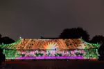 El espacio artístico y el mapeo 3D cuentan la historia de las universidades vietnamitas en el patio Thai Hoc, Templo de la Literatura -Van Mieu- Quoc Tu Giam. (Fuente: VNA)
