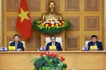 El primer ministro vietnamita, Pham Minh Chinh, habla en el evento. (Fuente: VNA)