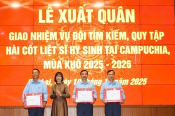 Gia Lai inicia búsqueda y repatriación de restos de mártires caídos en Camboya. (Foto: VNA)