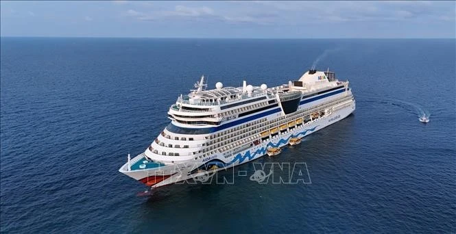 El crucero Aida Stella llega a Phu Quoc (Fuente: VNA)