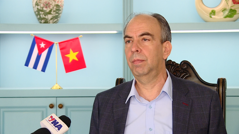 El embajador de Cuba en Vietnam, Rogelio Polanco Fuentes. (Fuente: VNA)