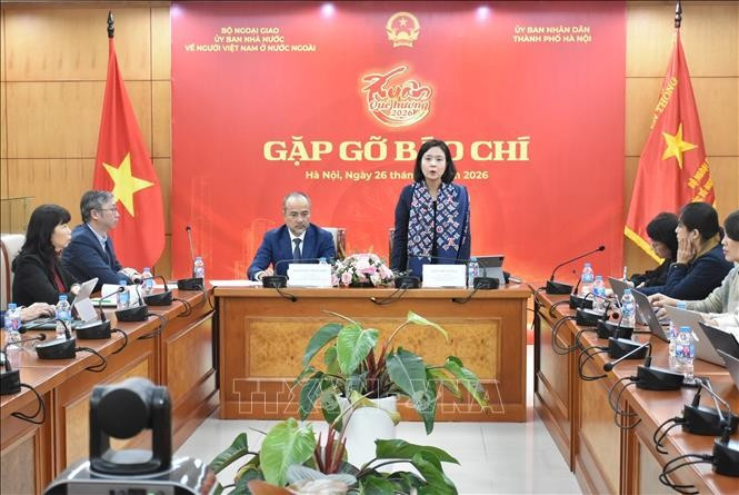 En la conferencia de prensa (Fuente: VNA)