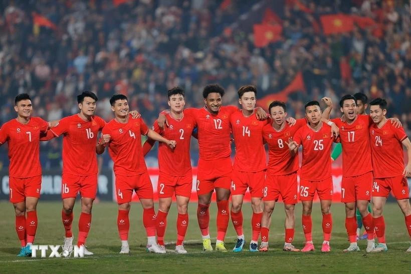 La selección nacional de fútbol de Vietnam (Fuente: VNA)