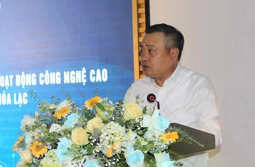 El presidente del Comité Popular de Hanoi, Tran Sy Thanh. (Fuente: VNA)