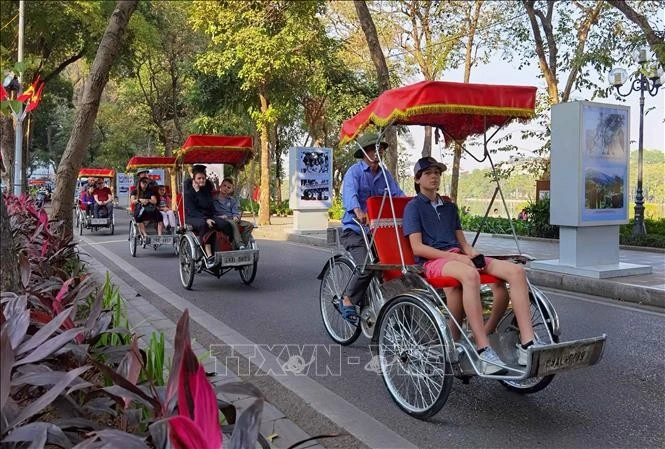 Los turistas extranjeros en Vietnam. (Fuente: VNA)