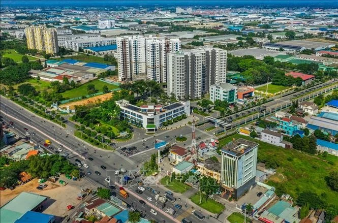 El parque industrial Vietnam - Singapur (VSIP1), en la ciudad de Thuan An, de la provincia de Binh Duong. (Fuente: VNA) 