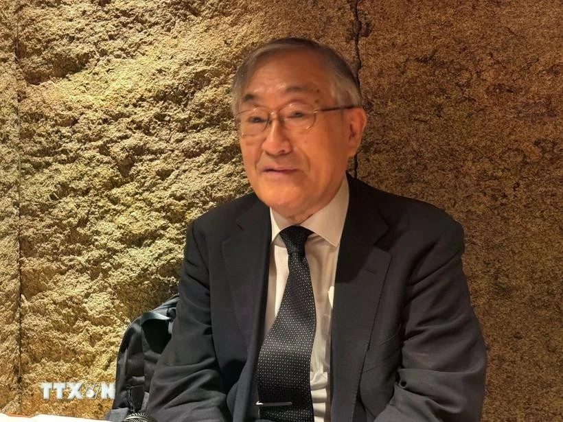 El profesor Furuta Motoo, rector de la Universidad Vietnam-Japón. (Fuente: VNA)