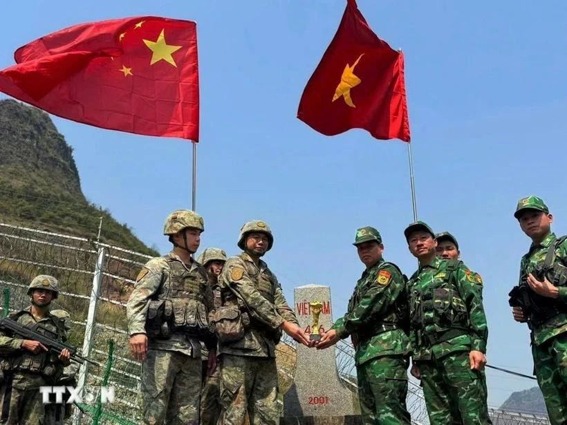 Vietnam y China realizan patrullaje fronterizo conjunto (Fuente: VNA)