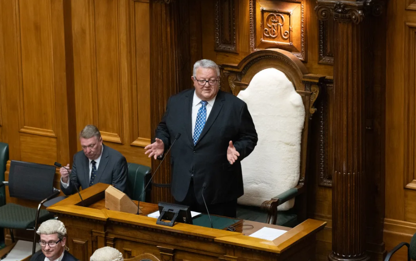 El presidente de la Cámara de Representantes de Nueva Zelanda, Gerry Brown (Foto: leernz.co.nz)