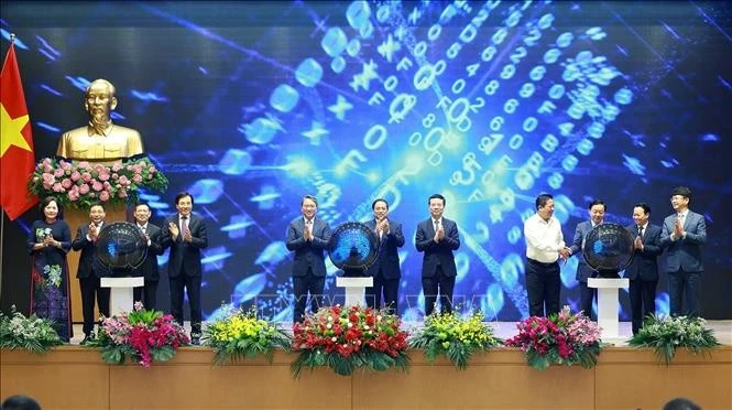 En la ceremonia de inauguración del Portal Nacional de Derecho (Fuente: VNA)