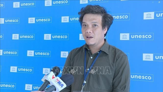 Dinh Duc Hoang, subdirector general del Centro de Información UNESCO. (Fuente: VNA)