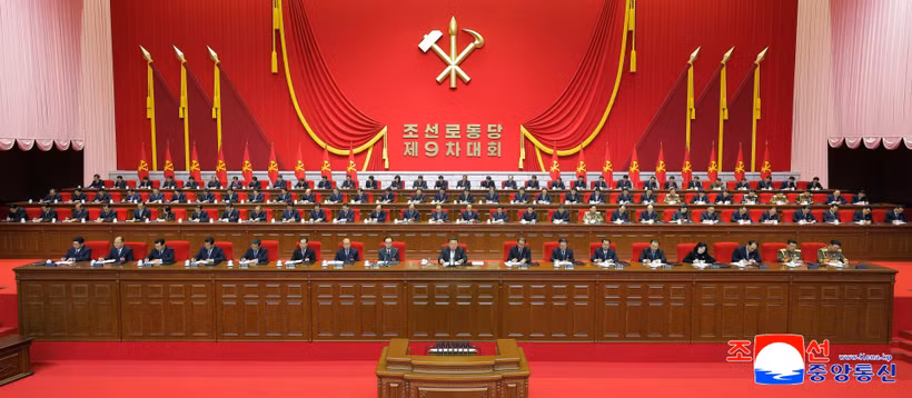 En el IX Congreso del Partido del Trabajo de Corea (Fuente: Yonhap)