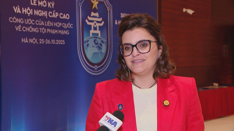 La vicepresidenta de Ecuador, María José Pinto González Artigas (Fuente: VNA)