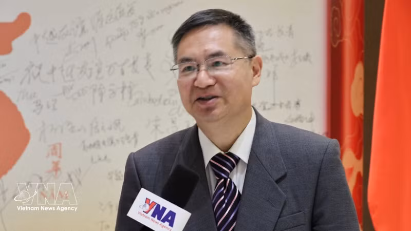 El profesor y doctor Cheng Hanping, jefe ejecutivo del Instituto de Estudios Regionales y Nacionales y director del Centro de Estudios sobre Vietnam de la Universidad de Industria de Zhejiang (China). (Fuente: VNA)