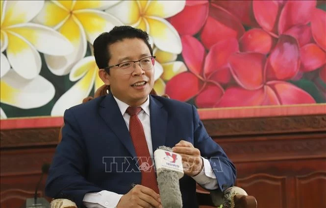 El subdirector de la Academia Nacional de Política y Administración Pública de Laos (NAPPA), Daosavanh Kheuamixay. (Fuente: VNA)