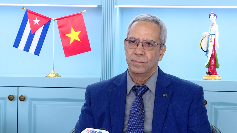 El presidente de la Cámara de Comercio de Cuba, Antonio Luis Carricarte Corona. (Fuente: VNA)