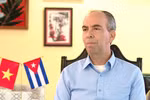 El embajador de Cuba en Vietnam, Rogelio Polanco Fuentes. (Fuente: VNA)