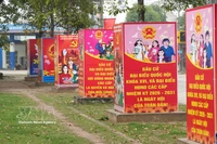 Las pancartas electorales en la provincia de Phu Tho (Fuente: VNA)