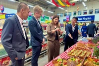 Los delegadó disfrutan del sabor británico. (Fuente: VNA) 