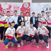 El equipo vietnamita de Muay obtuvo cuatro medallas de oro, seis de plata y cuatro de bronce en el evento. (Fuente: hanoimoi.vn)