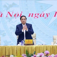 El primer ministro Pham Minh Chinh en el evento. (Fuente: VNA)