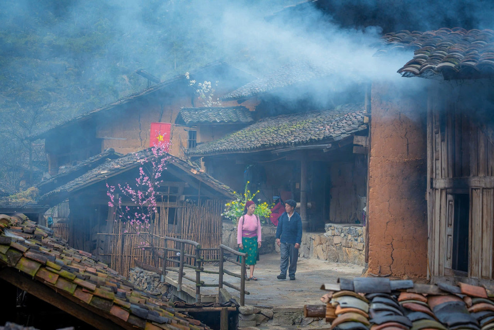 La belleza del paisaje natural y la gente de Ha Giang es lo que atrae a los turistas. (Foto: VNA)