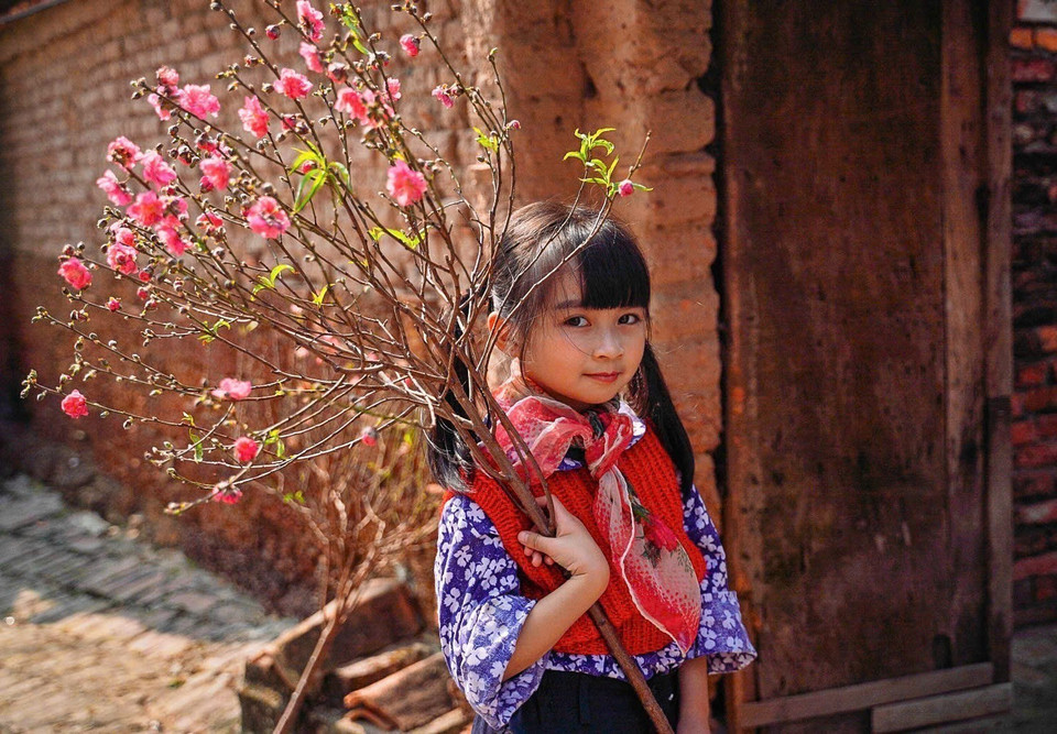 El Tet es una ocasión que los niños siempre esperan con ilusión. Foto: VNA